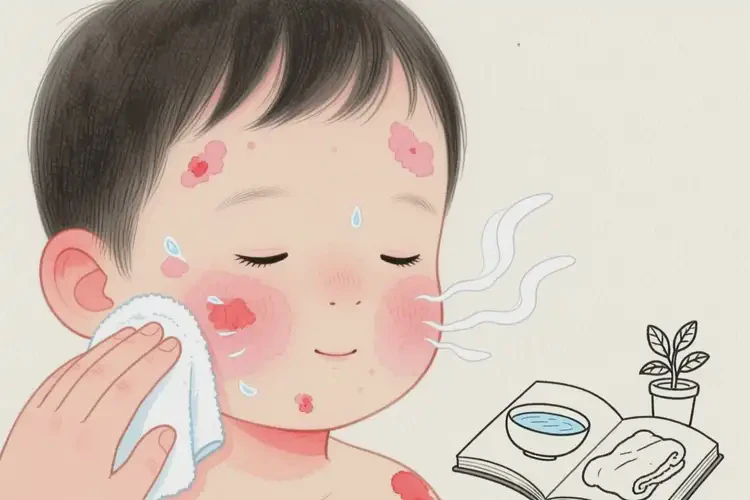 兒童臉上經(jīng)常長(zhǎng)濕疹可以治好嗎(圖2)