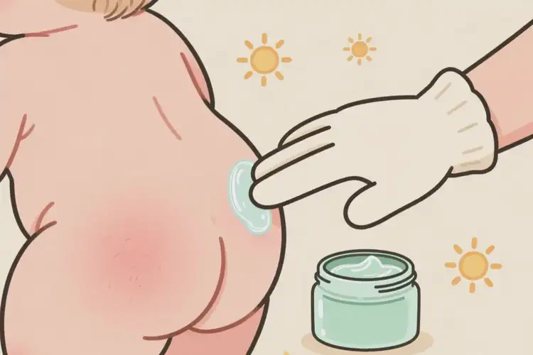 孩子屁股容易起濕疹可以治好嗎(圖2)