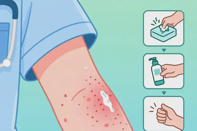 大學(xué)生手臂上有濕疹可不可以根治(圖4)