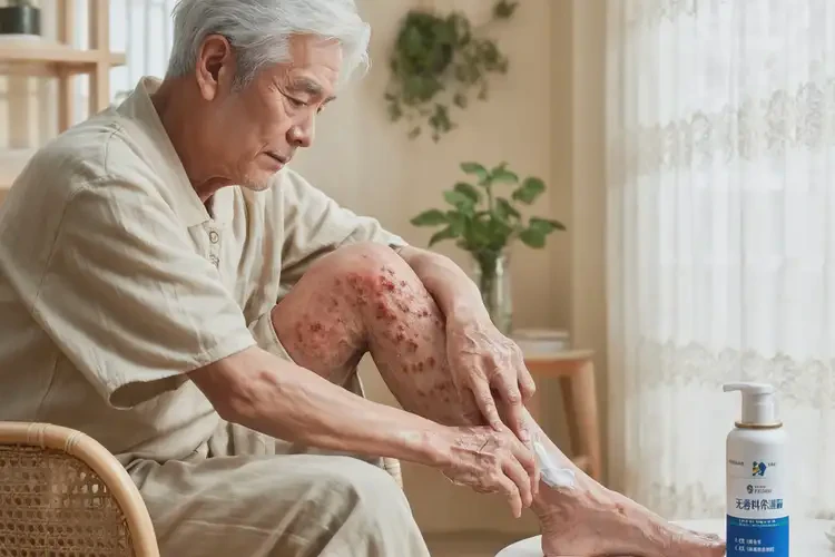 高齡老人小腿上出濕疹可不可以根治(圖2)