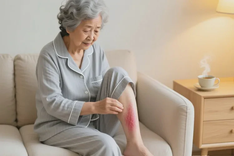 老年人小腿上起濕疹能靠自己自愈嗎(圖1)