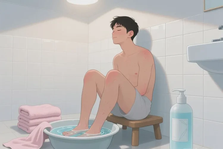 青年人腳上有濕疹能靠自己自愈嗎(圖2)