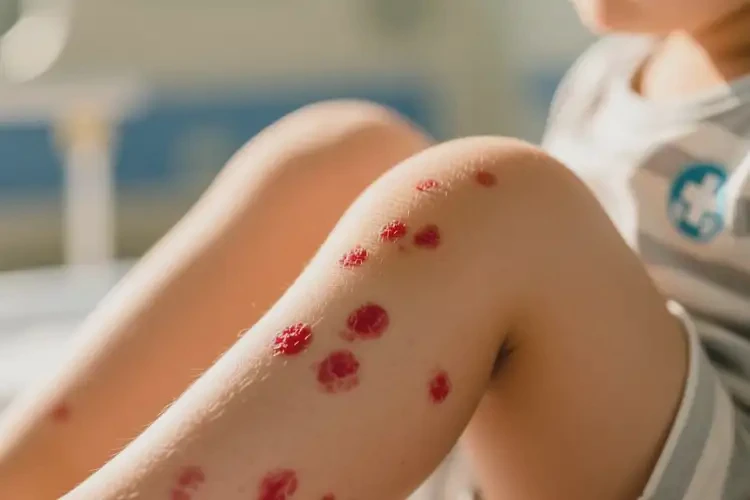 小兒小腿出現(xiàn)濕疹可以治好嗎(圖4)