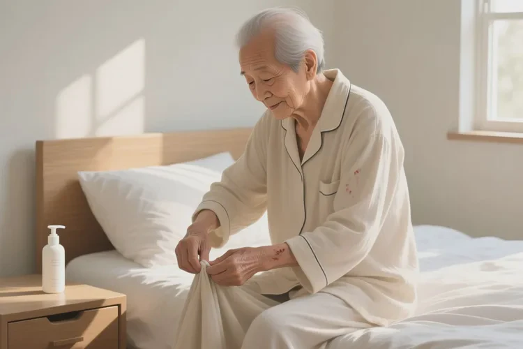 高齡老人手臂上出現(xiàn)濕疹能靠自己自愈嗎(圖4)