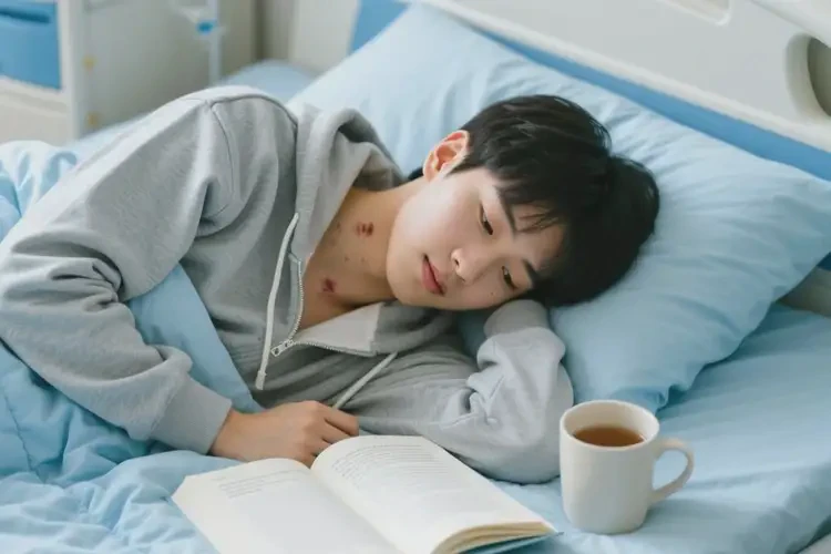 大學(xué)生脖子出濕疹可以治好嗎(圖2)