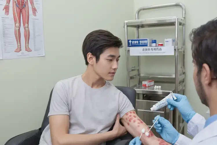 男生手臂上出濕疹可以治好嗎(圖3)