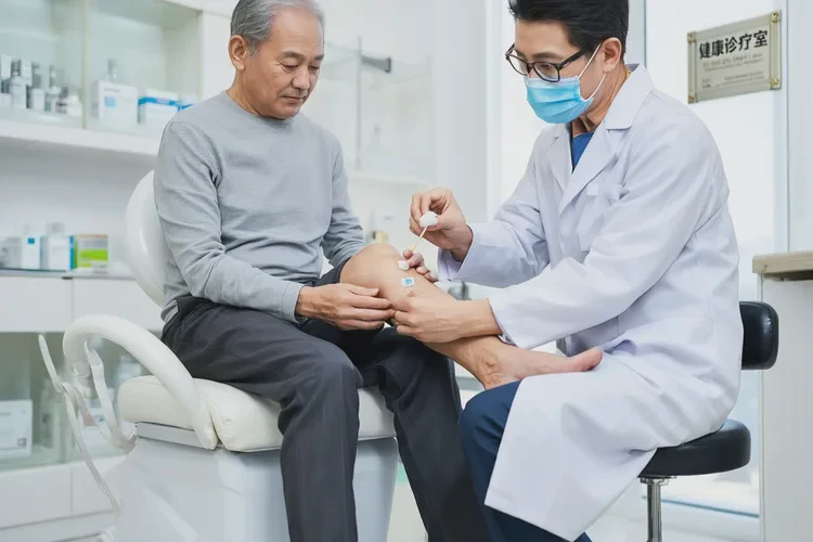 老年人小腿上出現(xiàn)濕疹可以治愈嗎(圖2)