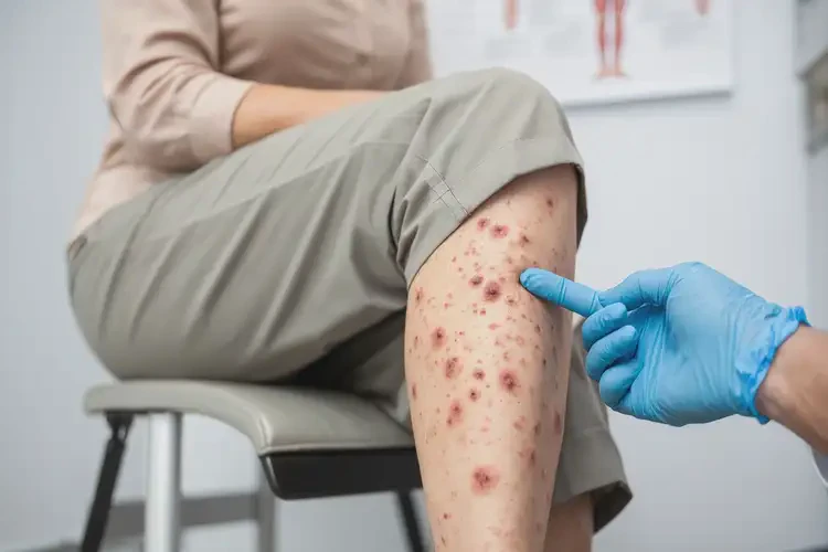 女性小腿上經(jīng)常起濕疹能靠自己自愈嗎(圖4)