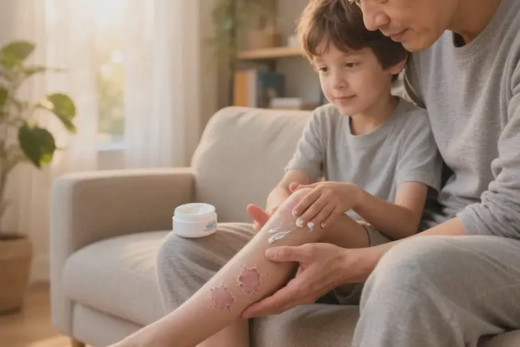 孩子小腿長濕疹可以治好嗎(圖4)