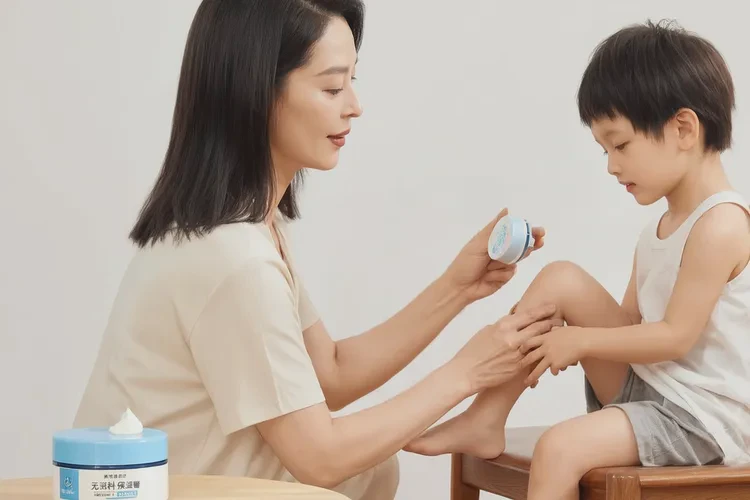 孩子小腿偶爾長(zhǎng)濕疹可以治愈嗎(圖1)