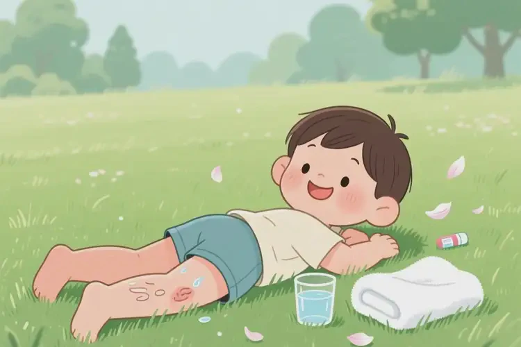 儿童大腿上经常长湿疹可以治好吗(图2)