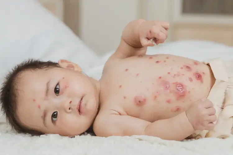 小孩肚子有濕疹不管它會(huì)自己自愈嗎(圖3)