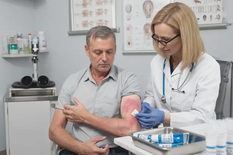 男性手臂容易起濕疹可以治好嗎(圖3)