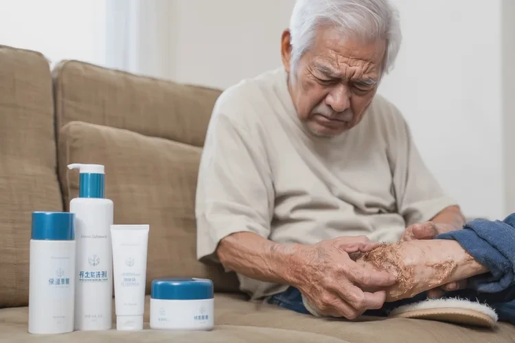 高齡老人屁股上偶爾長濕疹能靠自己自愈嗎(圖1)