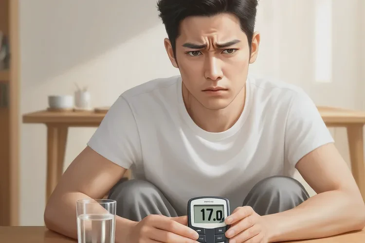 28岁空腹血糖17点0是怎么回事(图1)