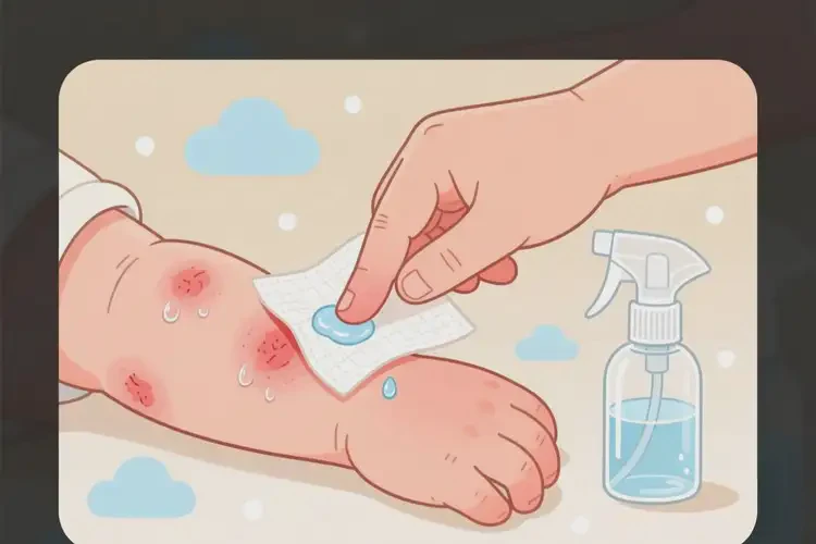 小兒手臂經(jīng)常長濕疹可不可以根治(圖1)