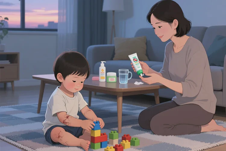 兒童四肢出濕疹可以治愈嗎(圖3)