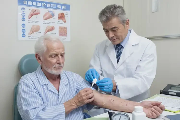 老年人肚子上容易起濕疹可以治好嗎(圖1)