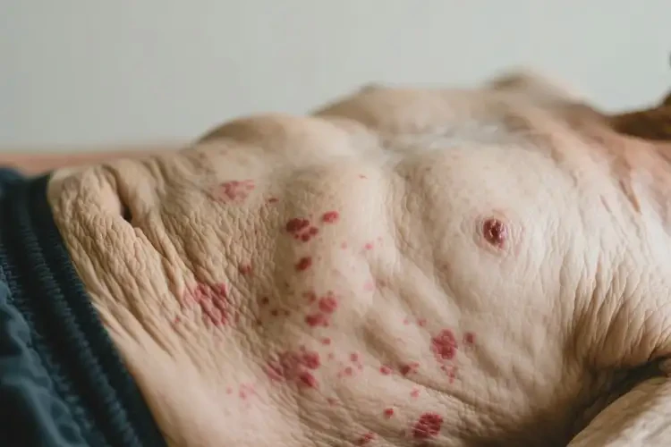 老年人肚子上經(jīng)常長濕疹可以治好嗎(圖2)