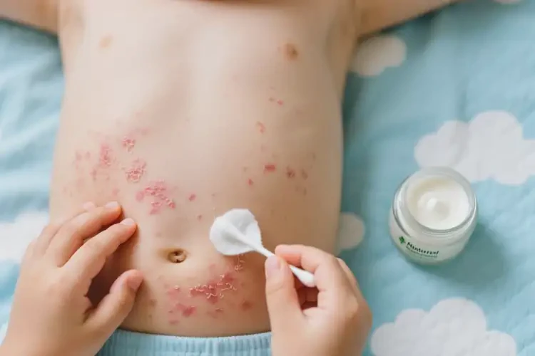 少兒肚子有濕疹可以治好嗎(圖3)