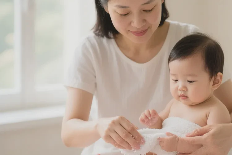 寶寶腳上容易長濕疹可以治愈嗎(圖1)