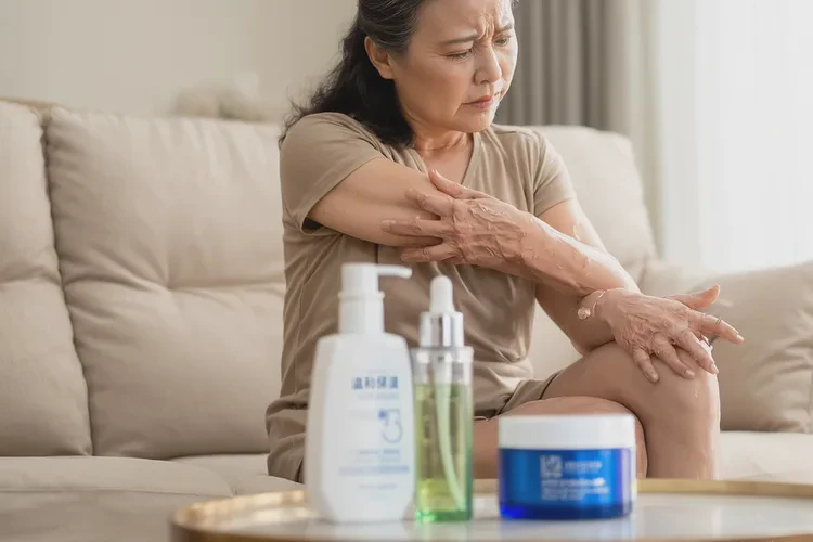 女人四肢長(zhǎng)濕疹能靠自己自愈嗎(圖1)