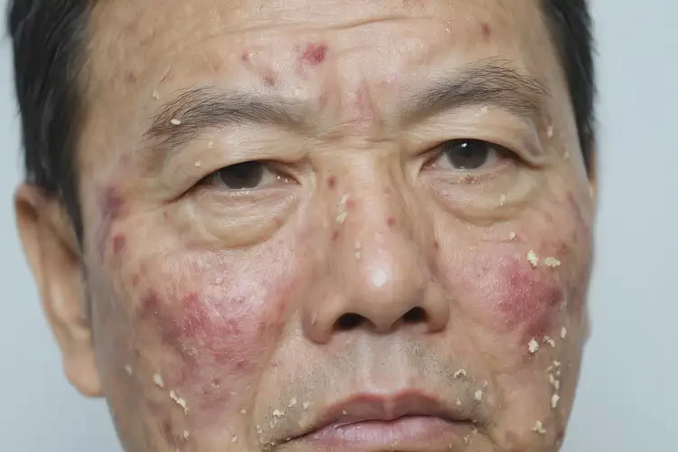 大學(xué)生臉上有濕疹不管它會(huì)自己自愈嗎(圖2)