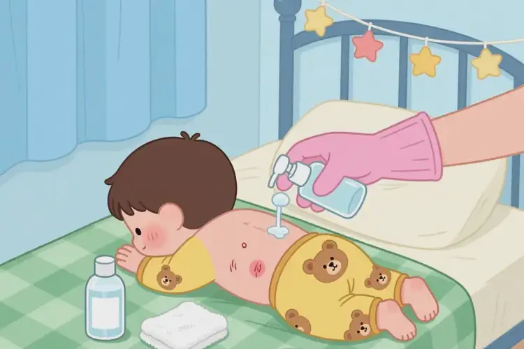 儿童肚子起湿疹可以治好吗(图3)