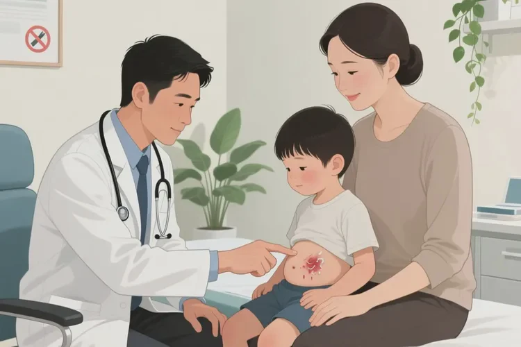 兒童肚子偶爾起濕疹可以治愈嗎(圖3)