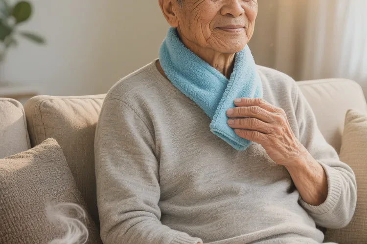 老人脖子出濕疹可以治愈嗎(圖3)