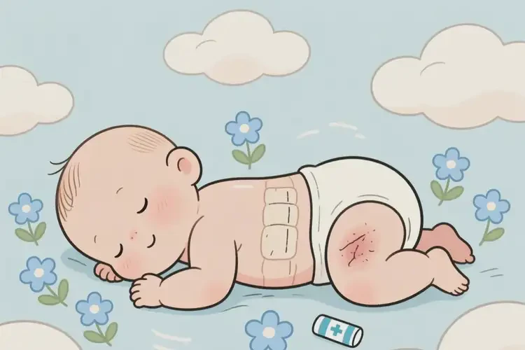 小兒肚子有濕疹可以治好嗎(圖2)