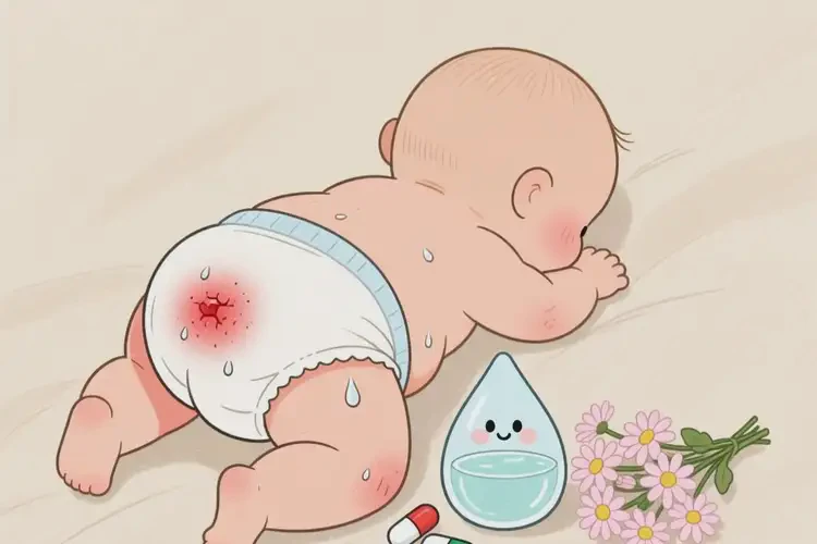 寶寶屁股上經(jīng)常長濕疹可以治好嗎(圖2)