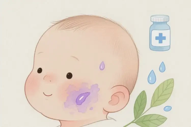 嬰幼兒面部出濕疹可以治好嗎(圖1)