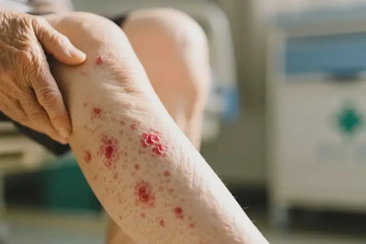 老人大腿起濕疹可以治好嗎(圖4)