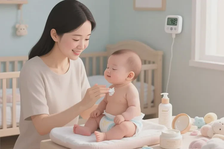 嬰兒大腿上經(jīng)常長濕疹可以治愈嗎(圖1)