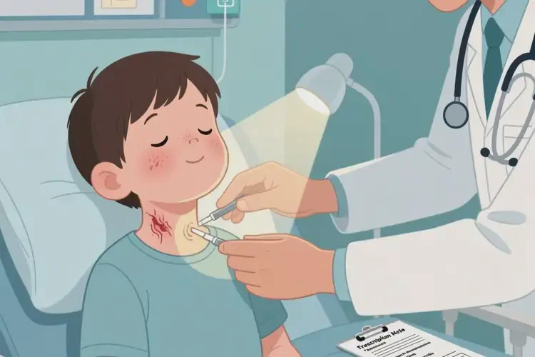 小孩脖子起濕疹可以治好嗎(圖2)