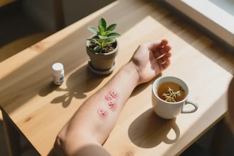 男生手臂上长湿疹可以治好吗(图2)