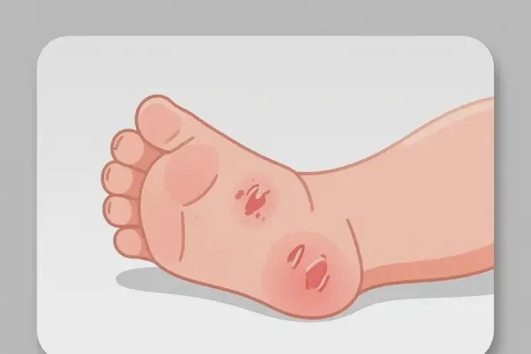 幼兒腳上偶爾長(zhǎng)濕疹可不可以根治(圖1)