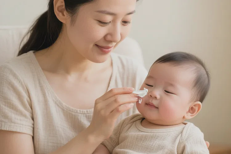 小孩面部有濕疹可以治愈嗎(圖1)