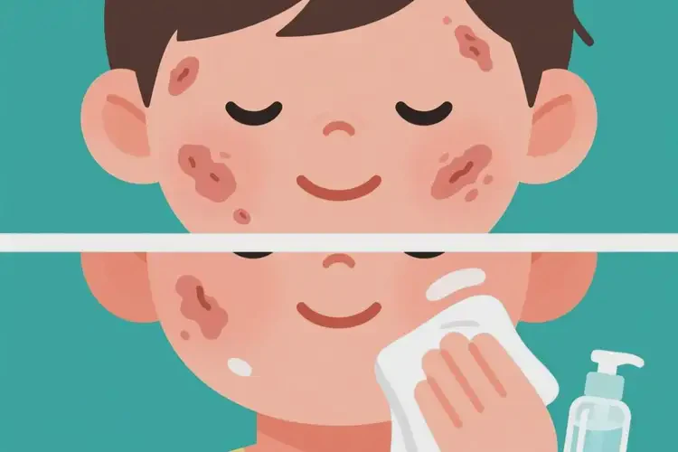 小孩面部經(jīng)常長濕疹可以治好嗎(圖1)