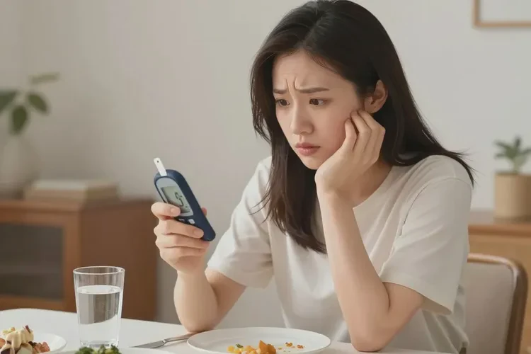 28歲晚餐血糖21.8是怎么回事(圖1)