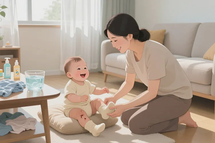 嬰兒腳上容易長濕疹可以治愈嗎(圖3)