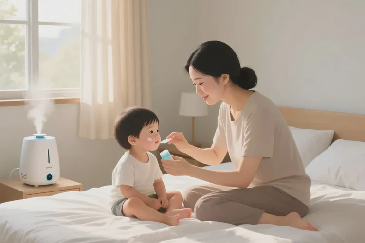 孩子大腿上起湿疹可以治愈吗(图1)