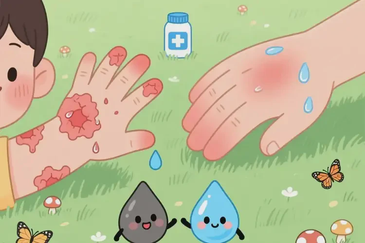 少兒四肢有濕疹可以治好嗎(圖1)