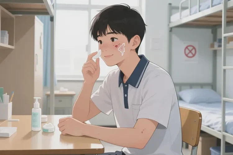 大學生臉上出濕疹能靠自己自愈嗎(圖1)