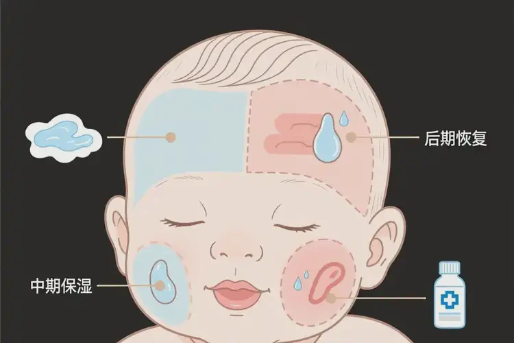新生儿面部容易长湿疹可以治好吗(图1)