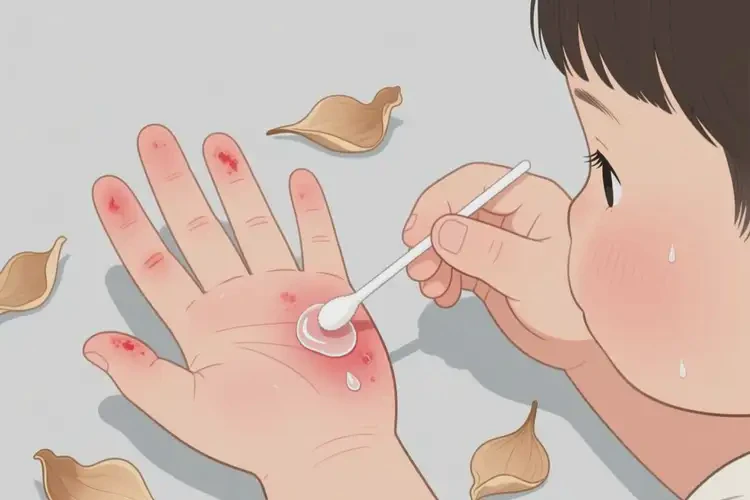 小孩手上容易長濕疹可以治好嗎(圖1)