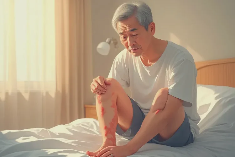高齡老人小腿上容易起濕疹能靠自己自愈嗎(圖3)