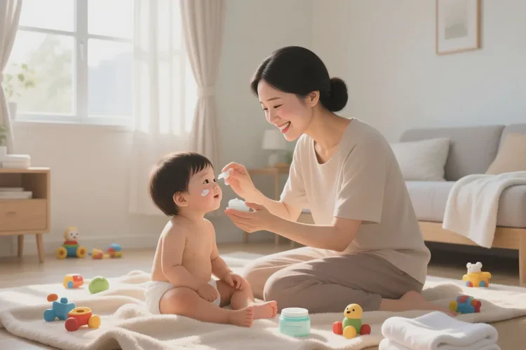 兒童臉上偶爾長濕疹可以治愈嗎(圖1)