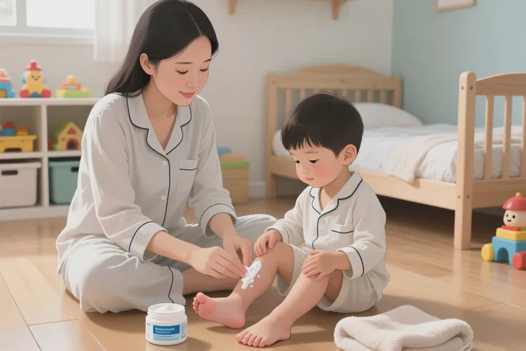 小孩腳上出現(xiàn)濕疹可以治愈嗎(圖1)